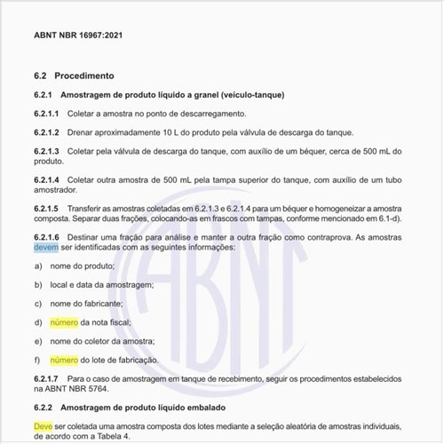Qual deve ser o número de embalagens a serem selecionadas para amostragem?