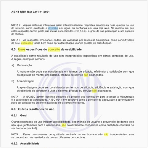 Quais são os usos específicos do conceito de usabilidade?
