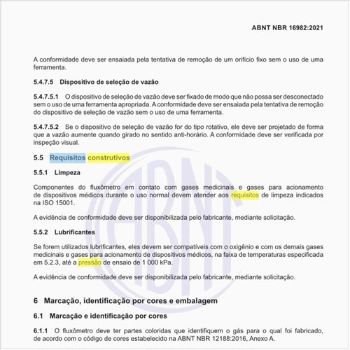 Quais são os requisitos construtivos dos fluxômetros?