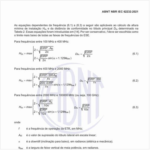 Como fazer a seleção da área de determinação?