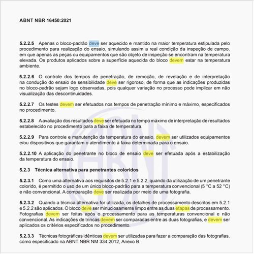 Como deve ser feito o registro do ensaio?