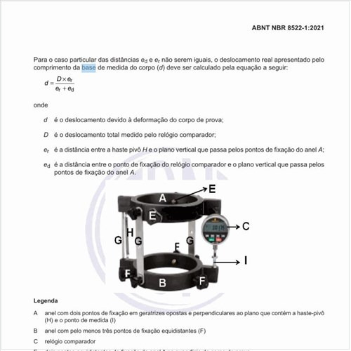 Qual seria o exemplo de um compressômetro com base dependente?