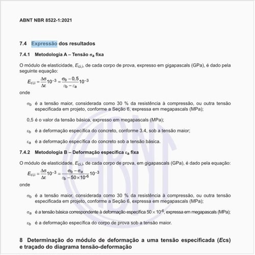 Como deve ser feita a expressão dos resultados?