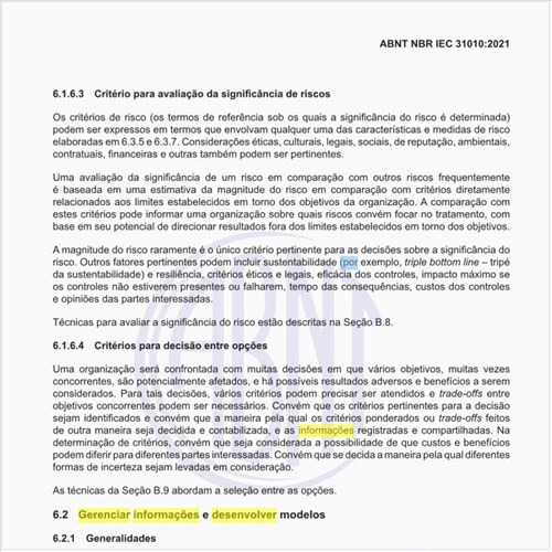 Por que gerenciar as informações e desenvolver modelos?