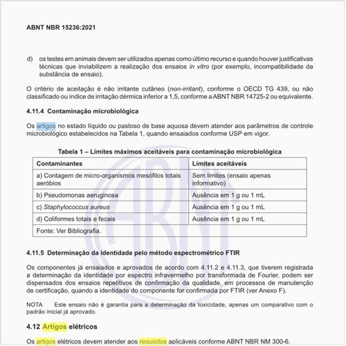 Quais são os requisitos para os artigos contendo plastificantes?