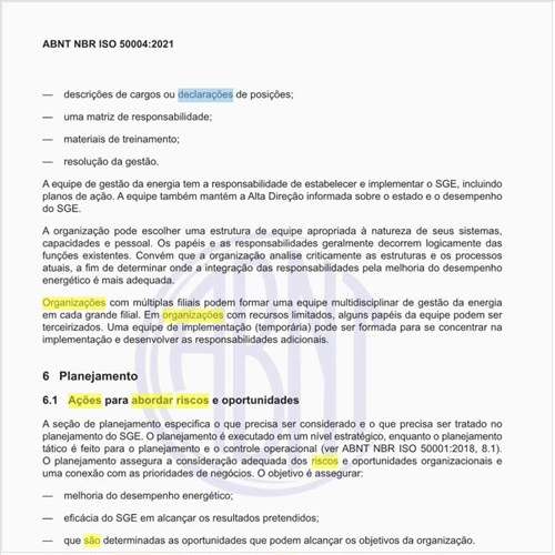 Quais são as ações para abordar os riscos e as oportunidades?