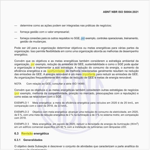Por que executar a revisão energética?