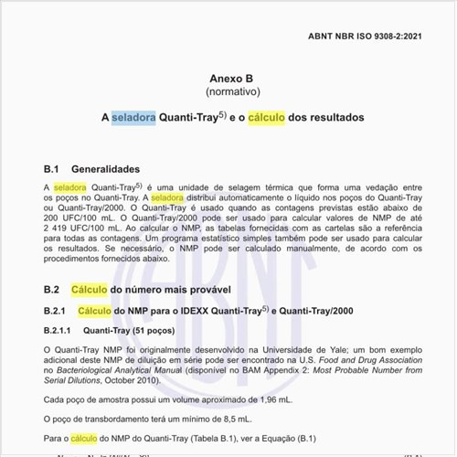O que é a seladora Quanti-Tray5) e como deve ser feito o cálculo dos resultados?