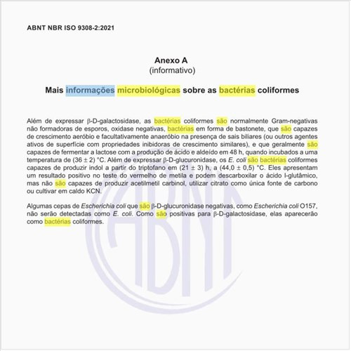 Quais são as informações microbiológicas sobre as bactérias coliformes?