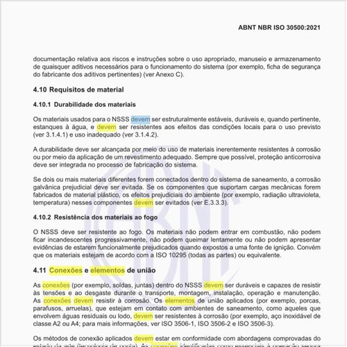 Como devem ser as conexões e elementos de união?