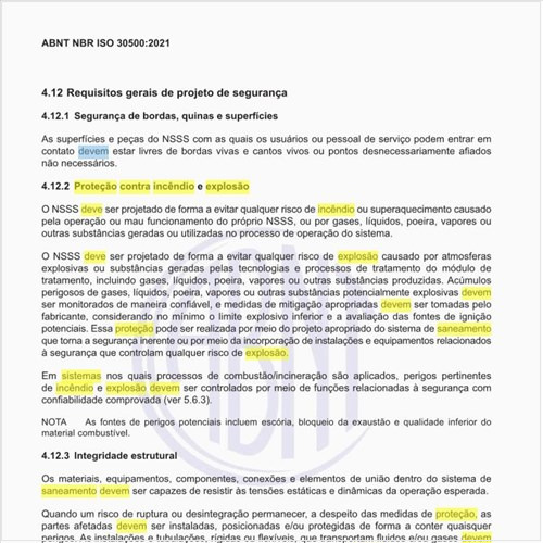 Como deve ser projetada a proteção contra incêndio e explosão do non-sewered sanitation systems (NSSS)?