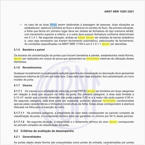 Quais devem ser as tolerâncias nas dimensões das folhas e marcos?