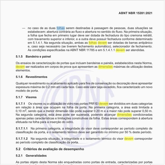 Quais devem ser as tolerâncias nas dimensões das folhas e marcos?