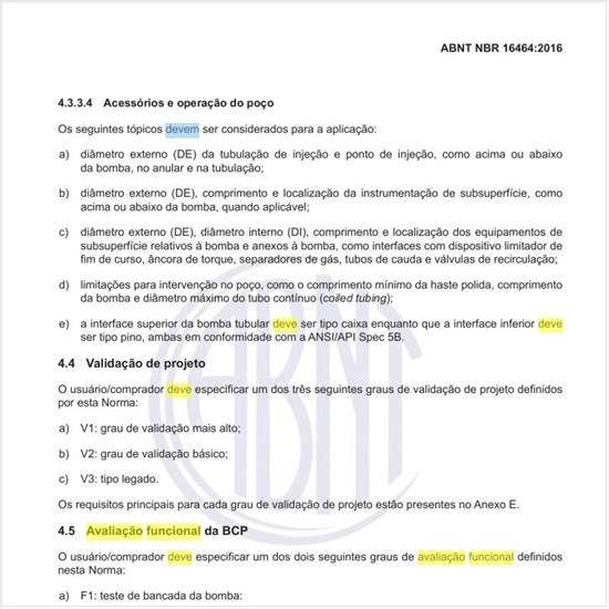 Como deve ser executada a avaliação funcional das bombas de cavidades progressivas (BCP)?