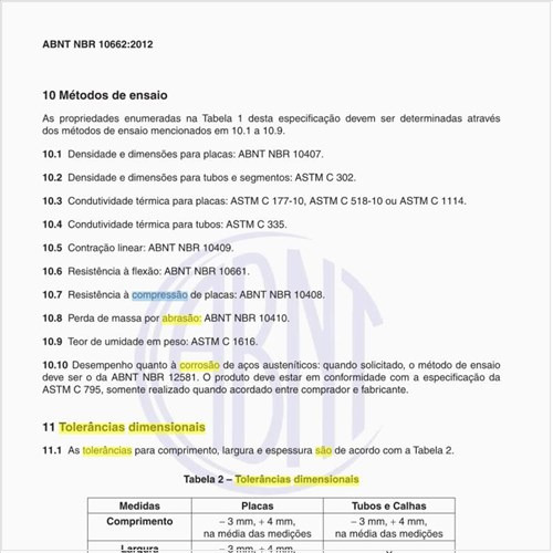 Quais são as tolerâncias dimensionais das placas?