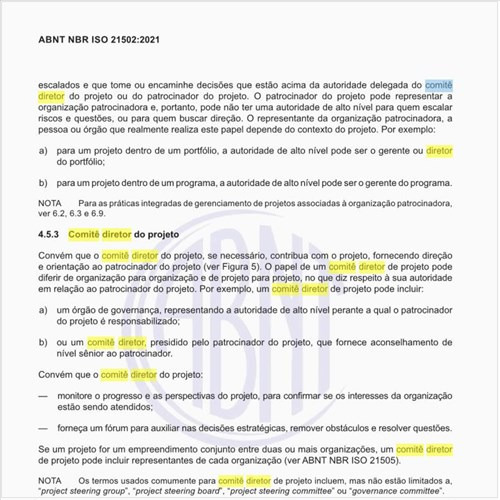 Como deve contribuir o comitê diretor do projeto?