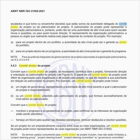 Como deve contribuir o comitê diretor do projeto?