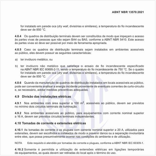 Como devem ser as tomadas de corrente e extensões elétricas?