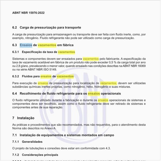 Como proceder nos ensaios de vazamentos em fábrica?