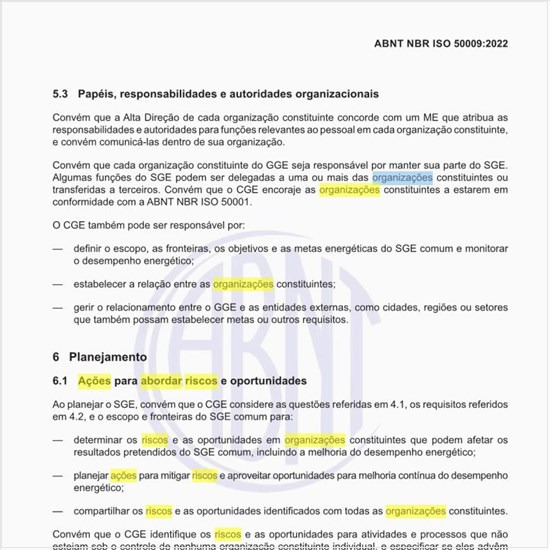 Quais devem ser as ações para abordar riscos e oportunidades?