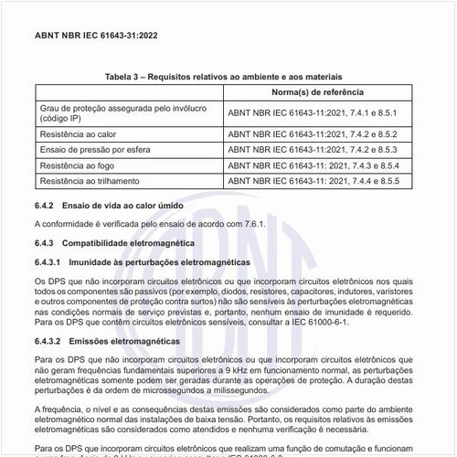 Qual deve ser a compatibilidade eletromagnética dos dispositivos?