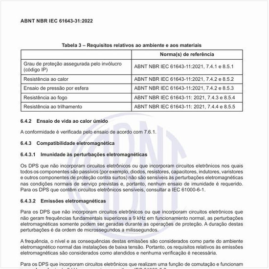Qual deve ser a compatibilidade eletromagnética dos dispositivos?