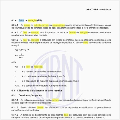 Como deve ser empregado o fator de redução (FR)?