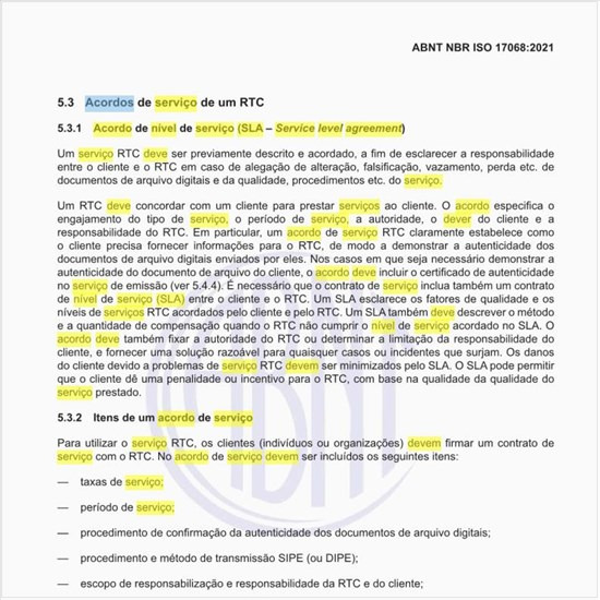 Como deve ser feito um acordo de nível de serviço (SLA – Service level agreement)?