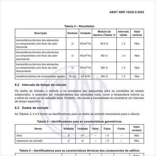 Como deve ser calculada a transmitância térmica?