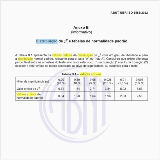 Quais os valores críticos da distribuição de x2?