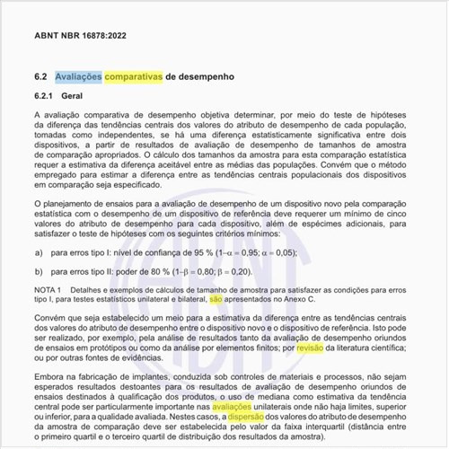 Quais são as avaliações comparativas de desempenho?