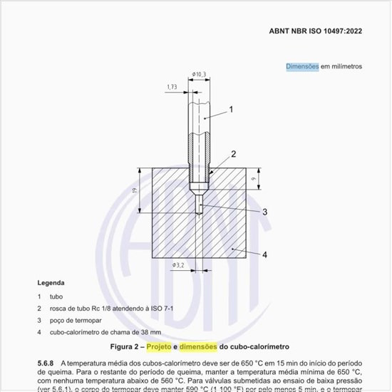 Como devem ser o projeto e as dimensões do cubo-calorímetro?
