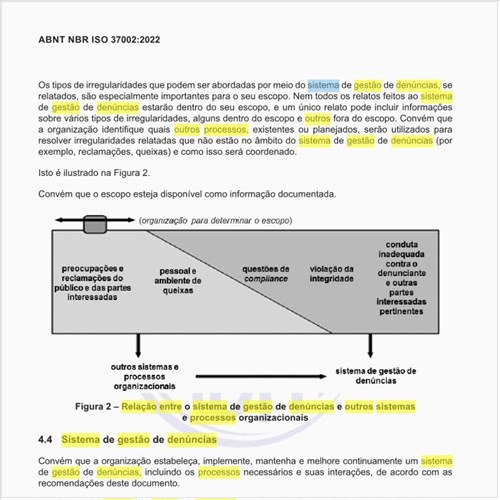 Qual a relação entre o sistema de gestão de denúncias e outros sistemas e processos organizacionais?