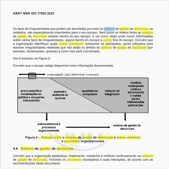 Qual a relação entre o sistema de gestão de denúncias e outros sistemas e processos organizacionais?