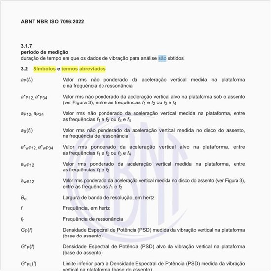 Quais são os símbolos e termos abreviados usados nessa norma?