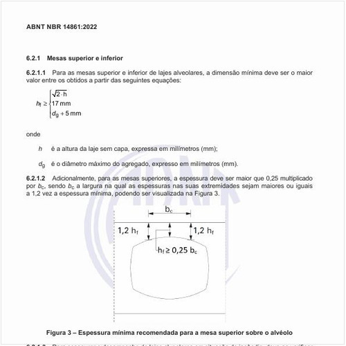 Qual a dimensão mínima das mesas superior e inferior?