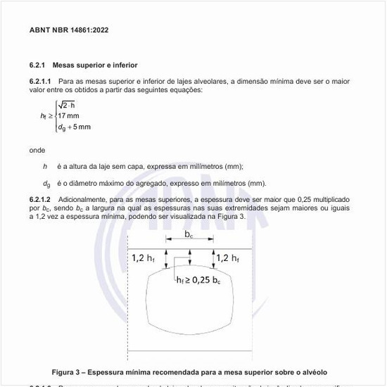 Qual a dimensão mínima das mesas superior e inferior?