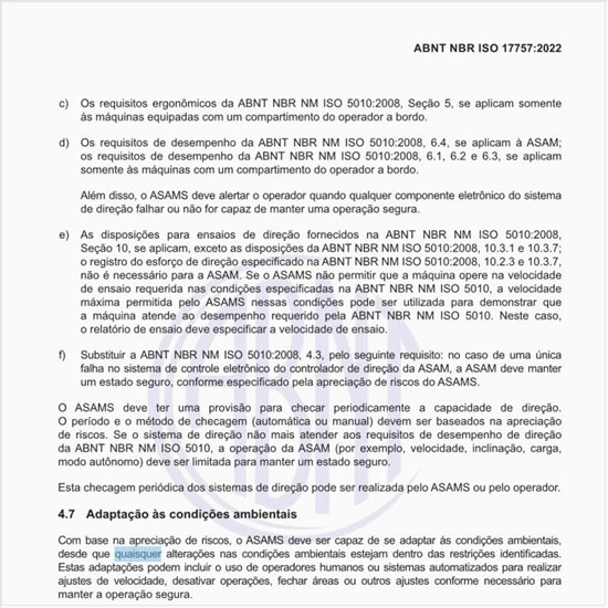 Quais os parâmetros para a energia elétrica embarcada?