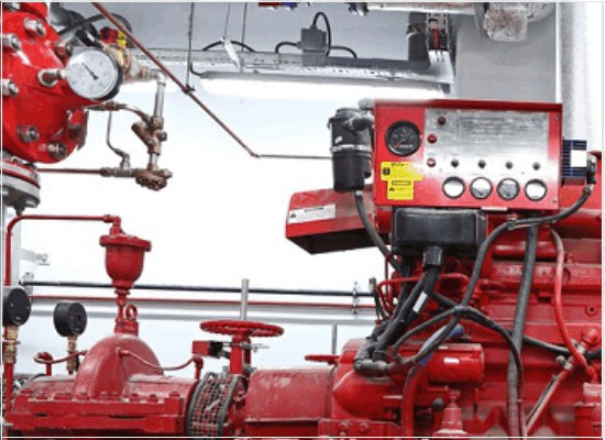 Os conjuntos de bombas estacionárias para proteção contra incêndios