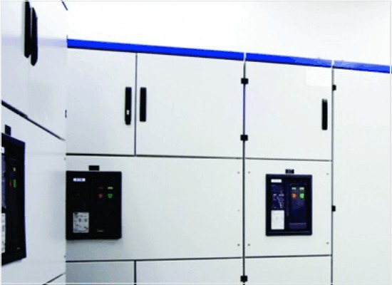 Os conjuntos de manobra em canteiro de obras