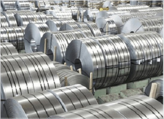 As bobinas e chapas de aço laminadas a quente