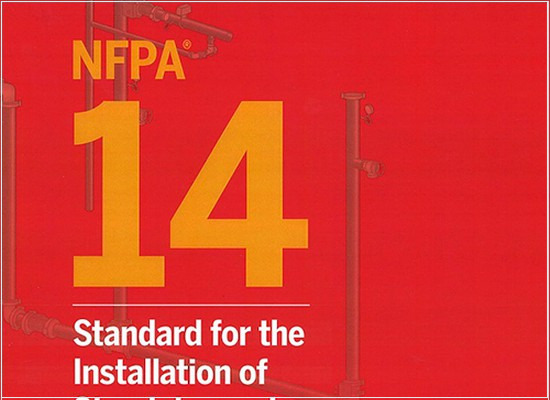 NFPA 14: instalação de sistemas de tubos e mangueiras