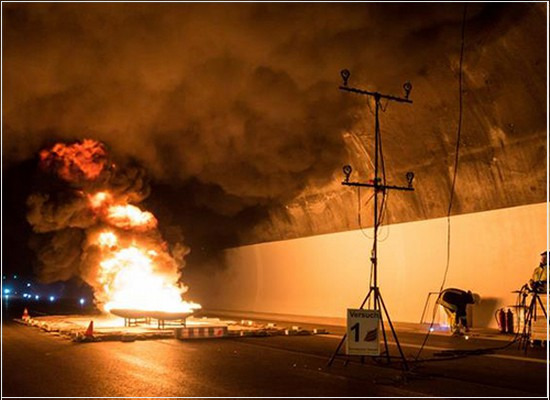 A segurança contra incêndio em túneis