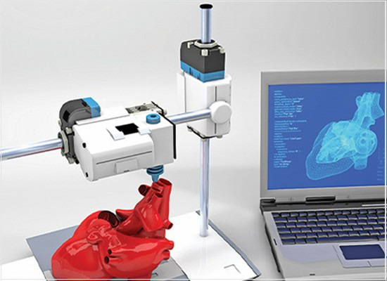 As peças compradas e fabricadas por manufatura aditiva
