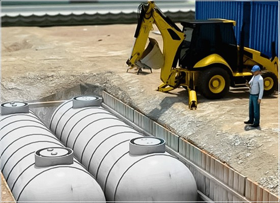 O revestimento interno em tanques de armazenamento subterrâneo de combustíveis