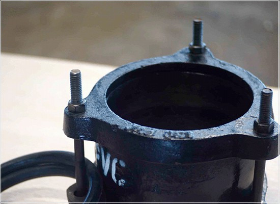 As dimensões normativas das juntas de ferro dúctil tipo gibault