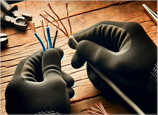 As luvas isolantes elétricas para o trabalho sob tensão elétrica