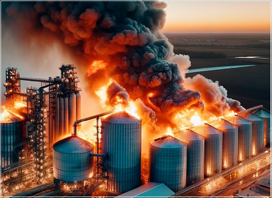 A prevenção de deflagração em instalações de produtos agrícolas e alimentícios