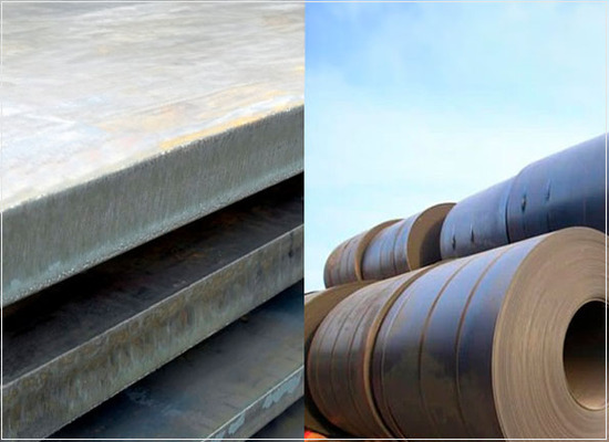 As especificações das bobinas e chapas grossas de aço-carbono para uso estrutural