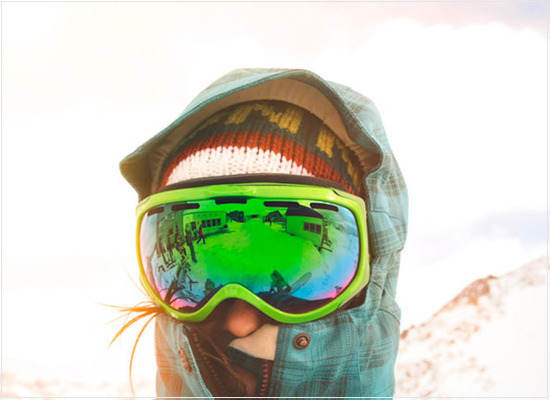 A conformidade dos óculos de proteção de ampla visão para esqui alpino e snowboard